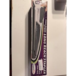 PAPER PRO Long-Reach 12.5" Stapler One Finger Easy Jam Free 25 Sheet Capacity